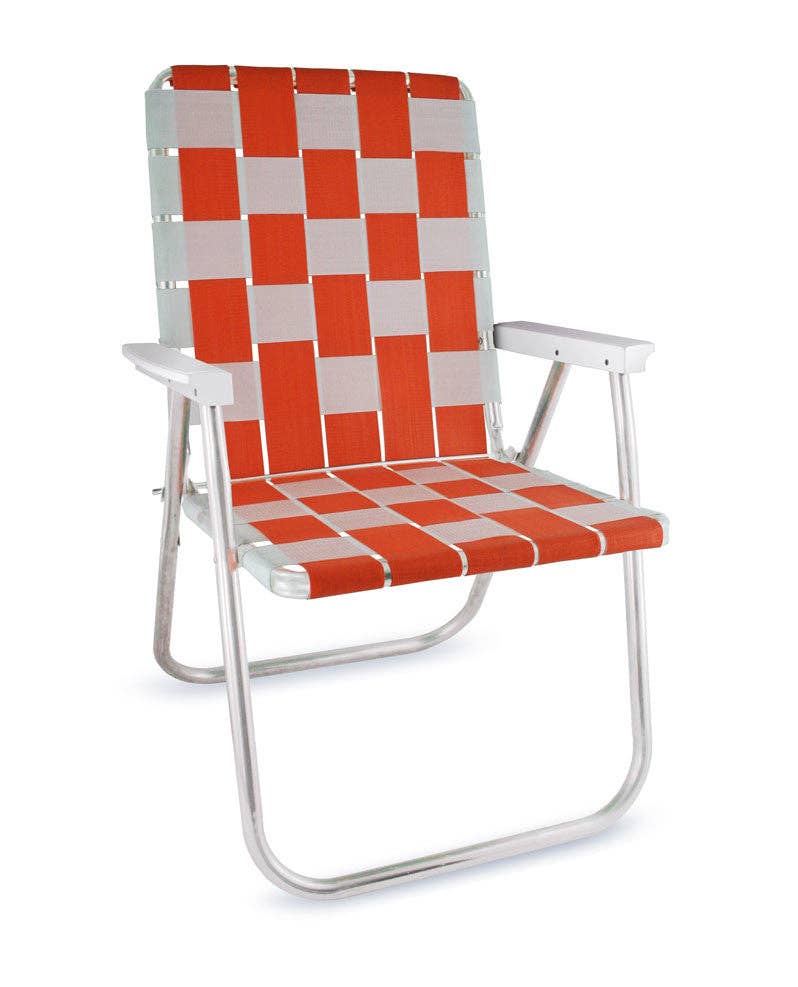 Orange & White Classic Lawn Chair - touchGOODS