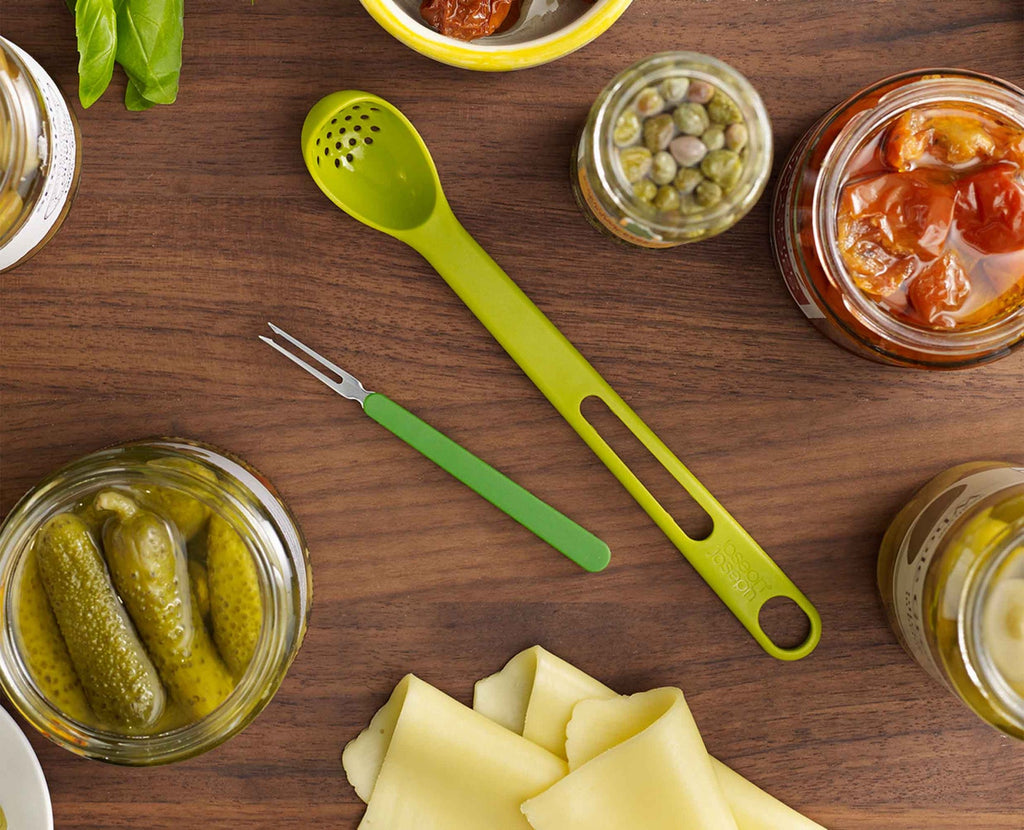 Scoop & Pick™ 2-piece Green Antipasti Set - touchGOODS