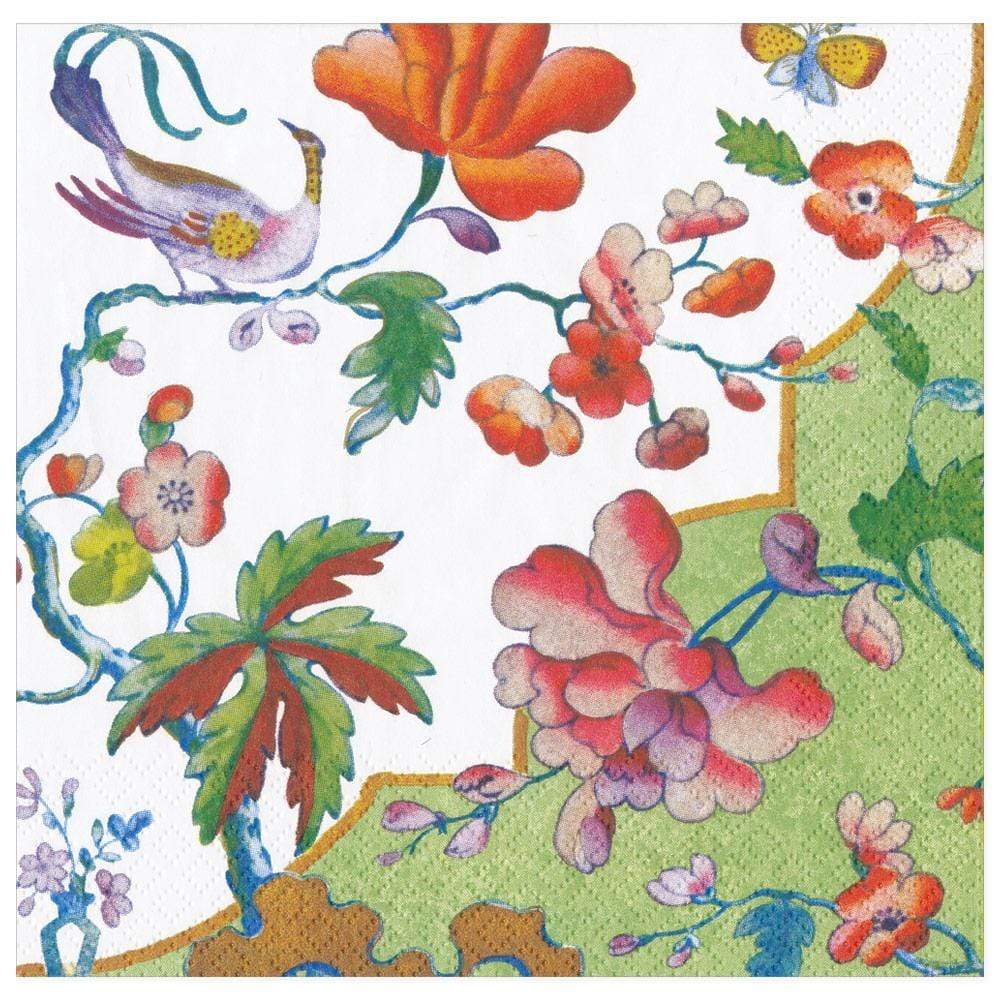 Summer Palace Paper Dinner Napkins in Celadon - 20 Per Package - touchGOODS