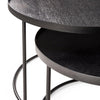 Round Tray Nesting Coffee Table Set - Small/Large - touchGOODS