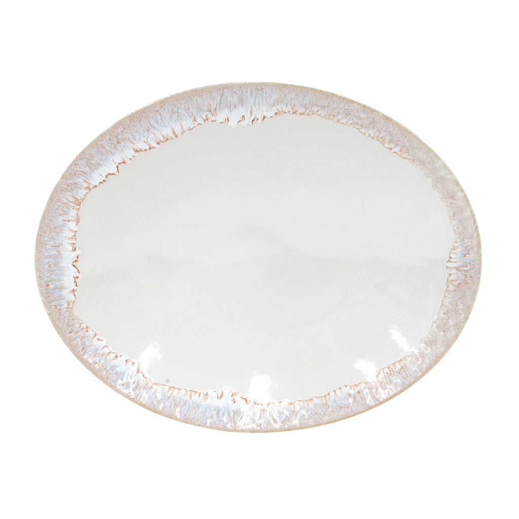 Taormina White Oval Platter