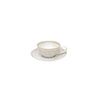 Taormina White Tea Cup & Saucer