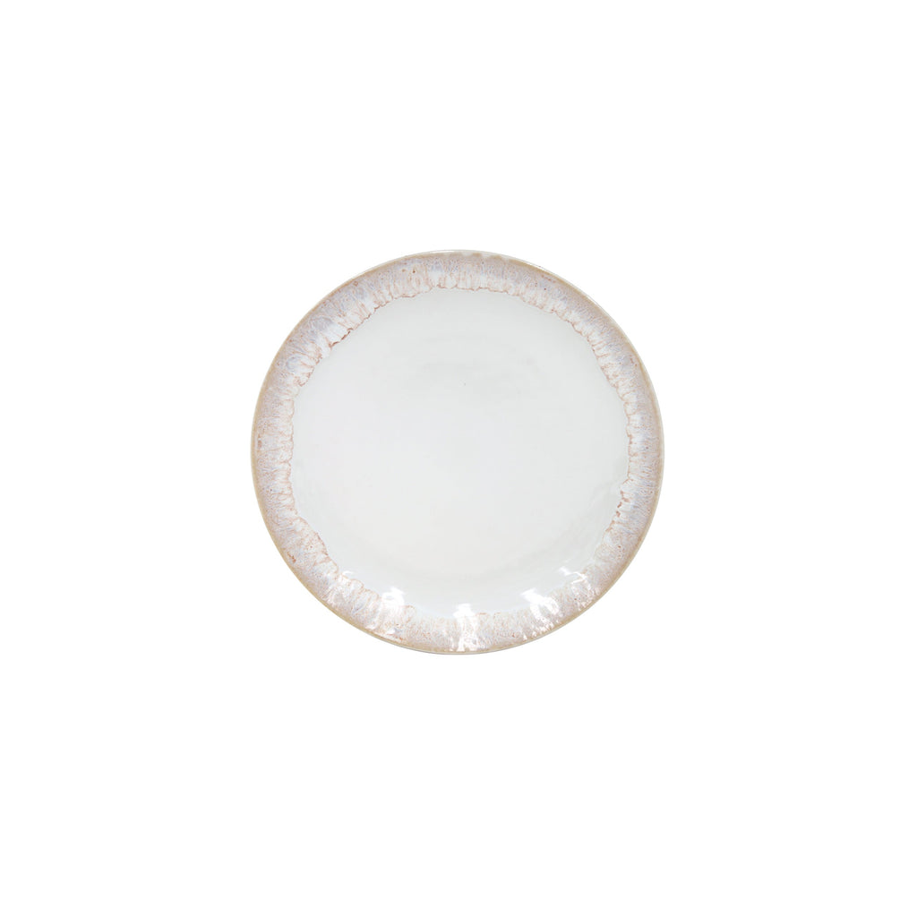 Taormina White Salad Plate