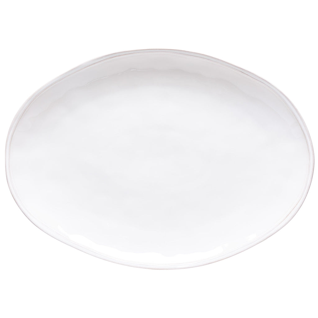 Fontana White Oval Platter
