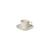Taormina White Coffee Cup & Saucer