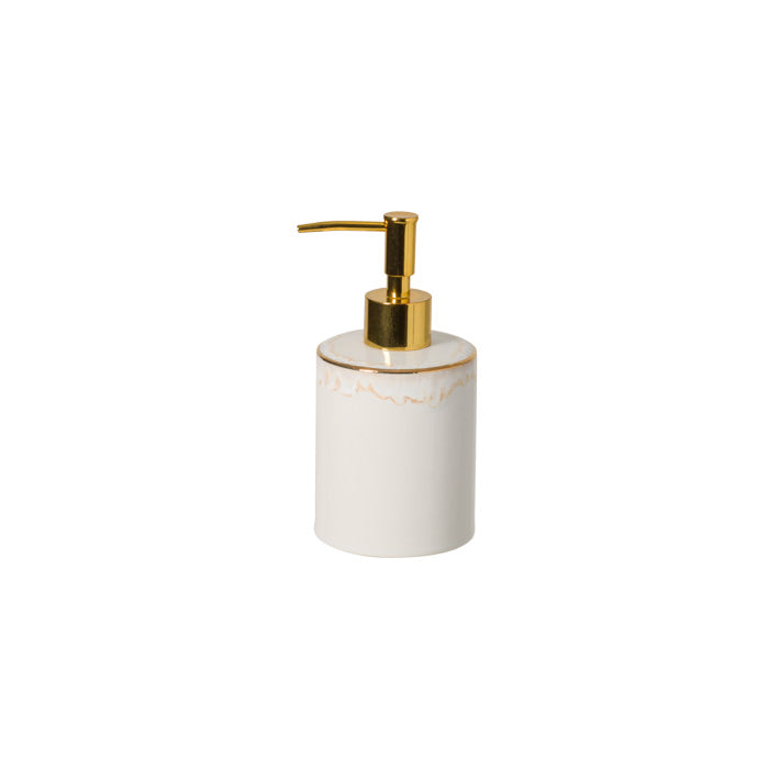 Taormina Bath White/Gold Lotion Pump