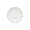 Impressions White & Gold Salad Plate