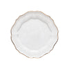Impressions White & Gold Dinner Plate