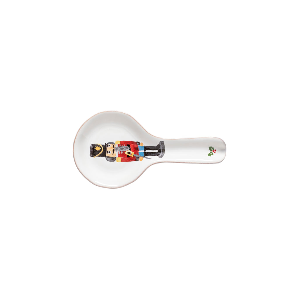 Nutcracker White Spoon Rest - Nutcracker 23