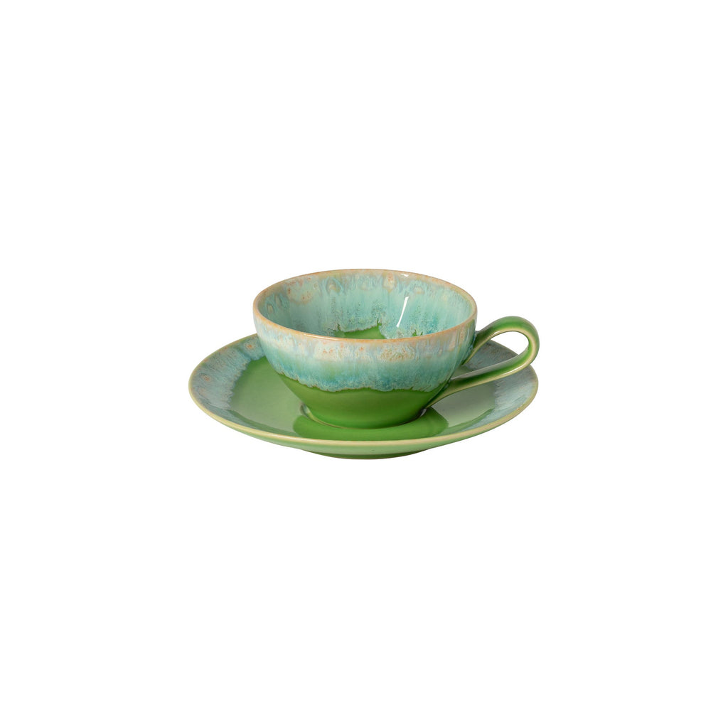 Taormina Lime Green Tea Cup & Saucer 20 cl