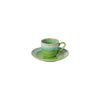 Taormina Lime Green Coffee Cup & Saucer 9 cl