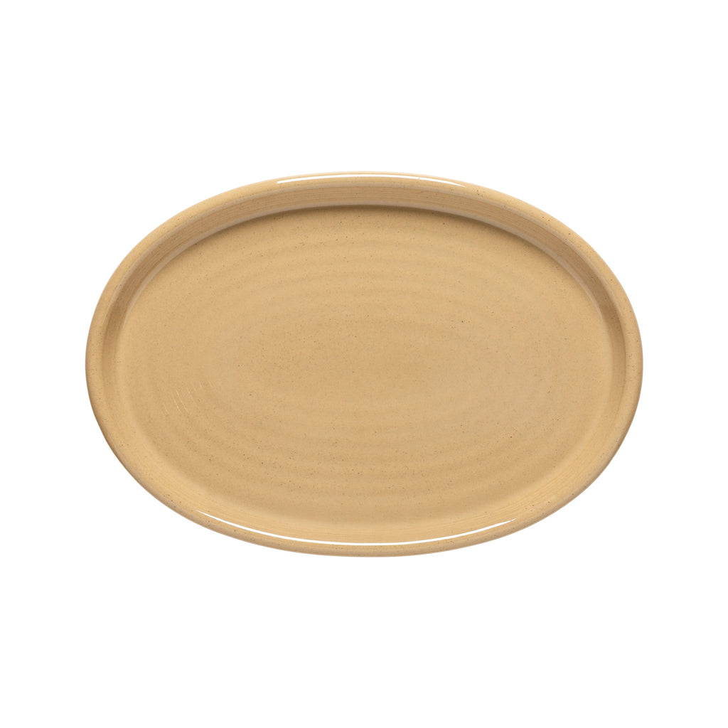 Scotia Brown Oval Plate 33 cm | 13''
