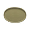 Scotia Olive Green Oval Plate 33 cm | 13''