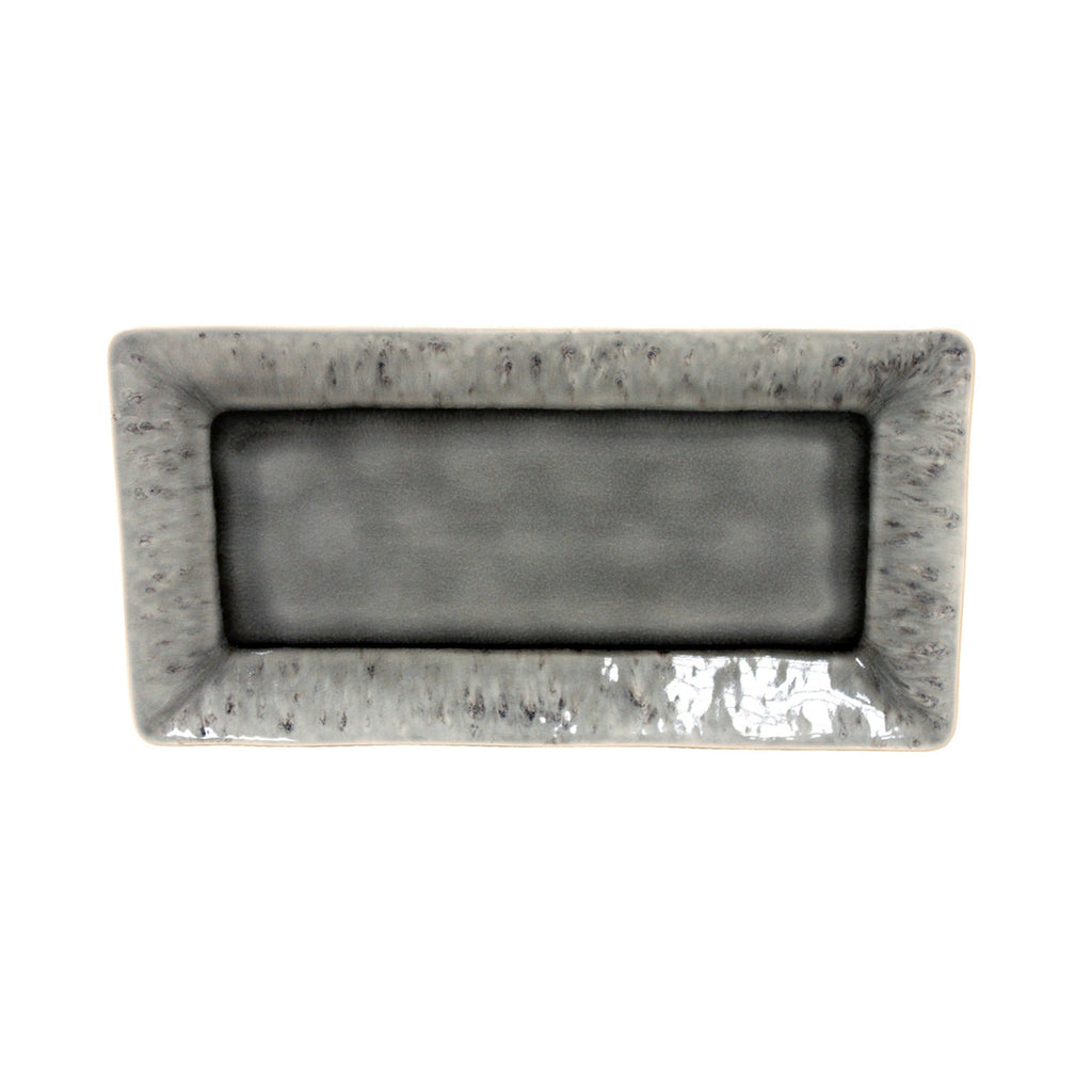 Madeira Grey 13.25" Rectangular Tray