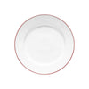Beja White-Red Dinner Plate