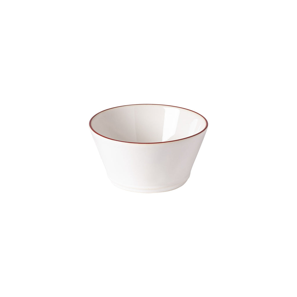 Beja White-Red Soup/Cereal/Fruit Bowl