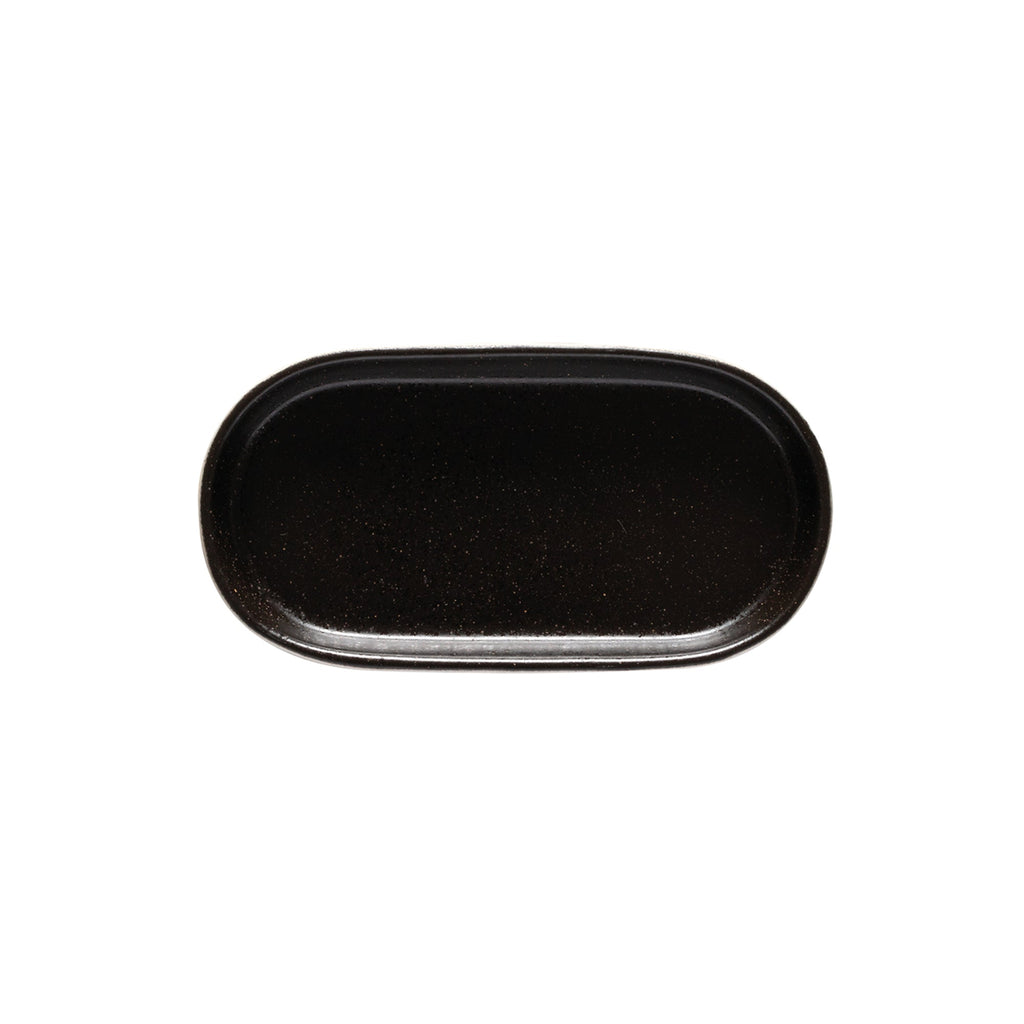 Notos Latitude Black Oval Tray 18