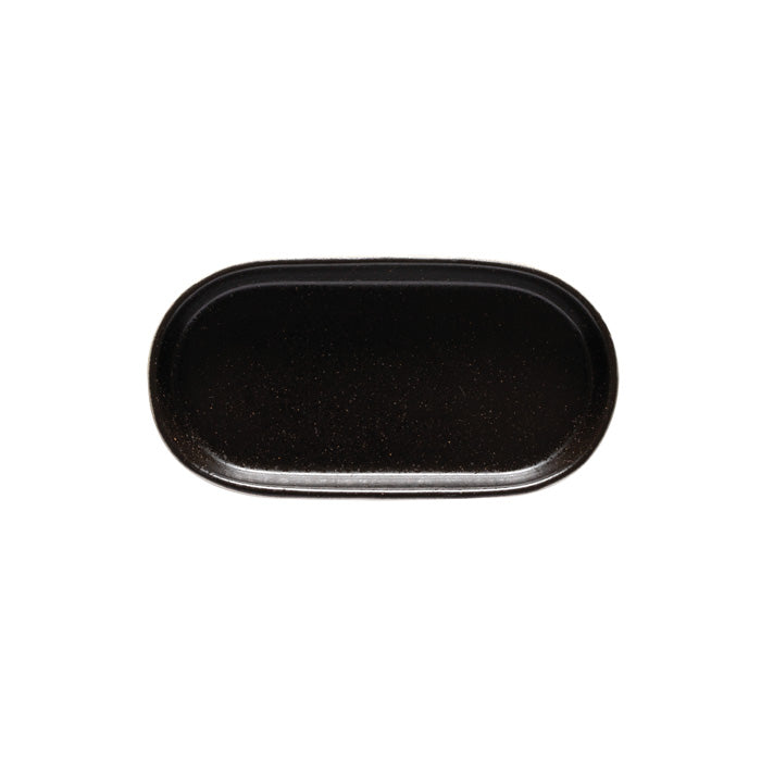 Notos Latitude Black Deep Oval Tray 18