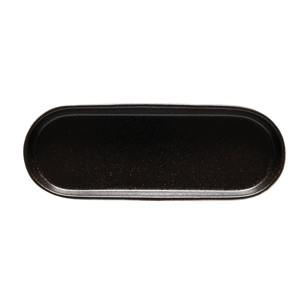 Notos Latitude Black Oval Tray 25