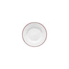 Beja White-Red Appetizer/Bread Plate
