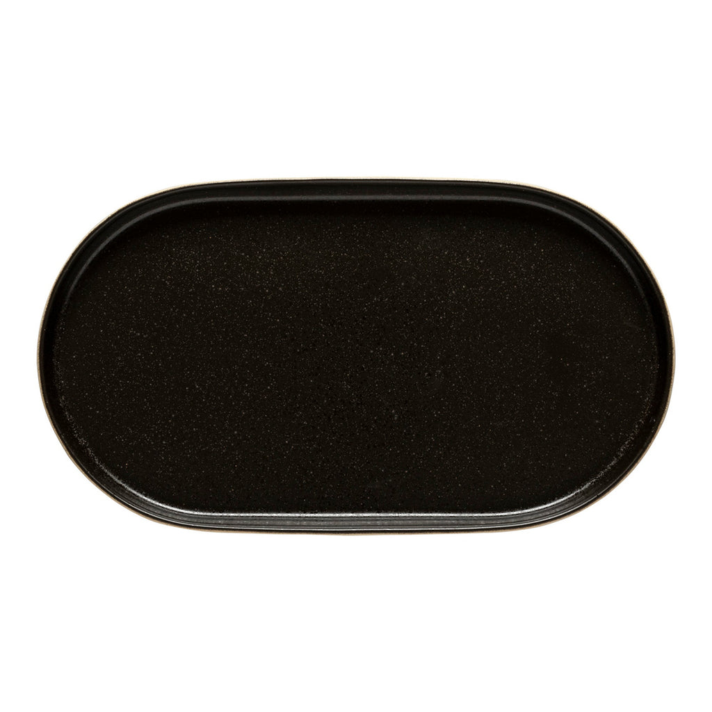 Notos Latitude Black Oval Platter