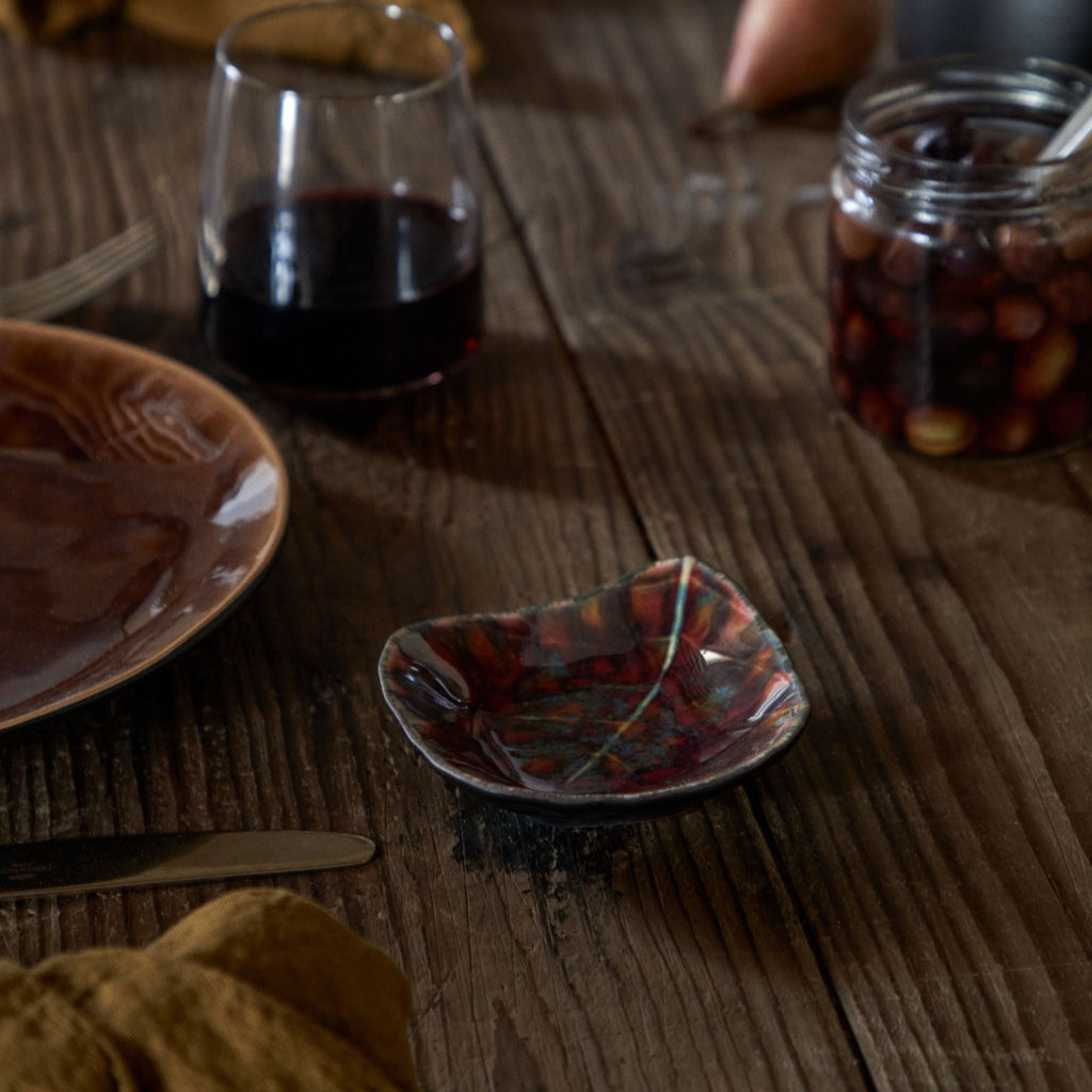Riviera Vigne Dip Dish Leaf