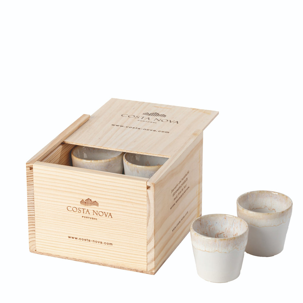 Grespresso Ecogres White Gift Box 8 Espresso Cups