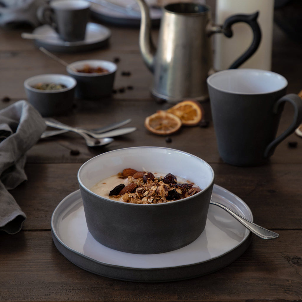 Lagoa Ecogres White Soup/Cereal Bowl 6 in