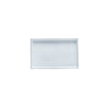 Lagoa Ecogres White Rect Tray 7 in