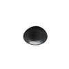 Livia Matte Black Oval Plate 6 in