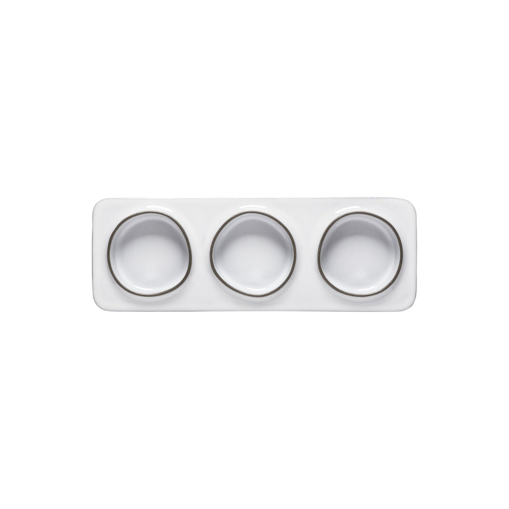 Ambar Ecogres Salt Of The Sea 3-Section Rect Tray 11 in