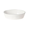 Livia White Oval Baker 25
