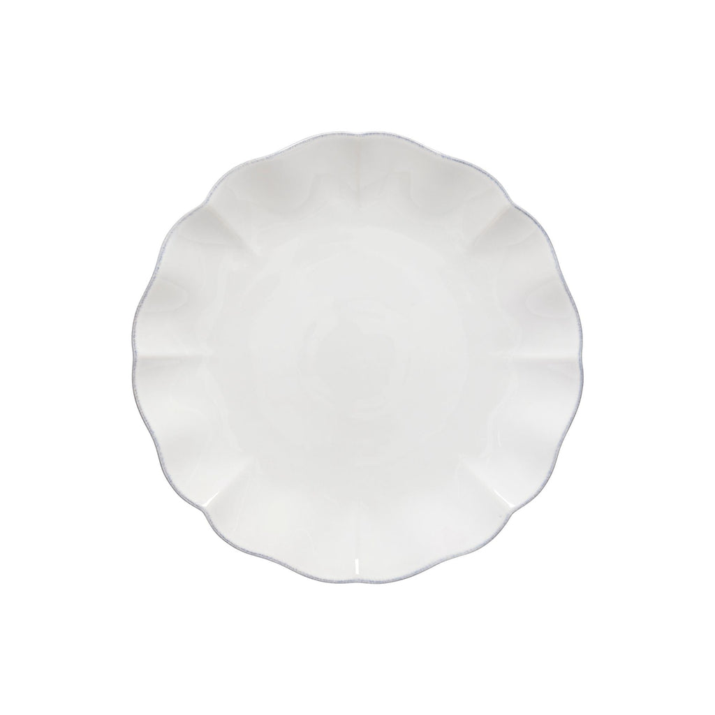 Rosa White Dinner Plate, 11" 28