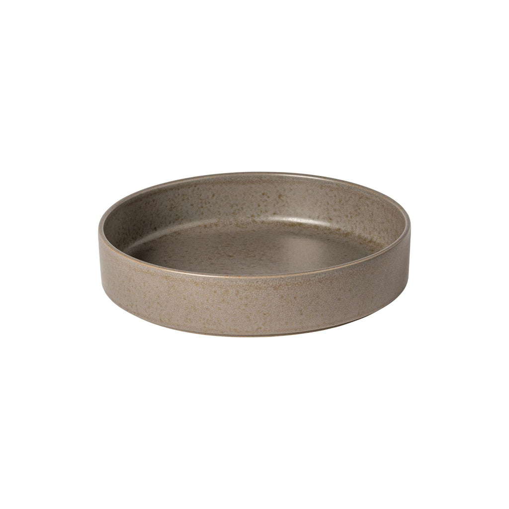 Redonda Oak Deep Round Plate 21