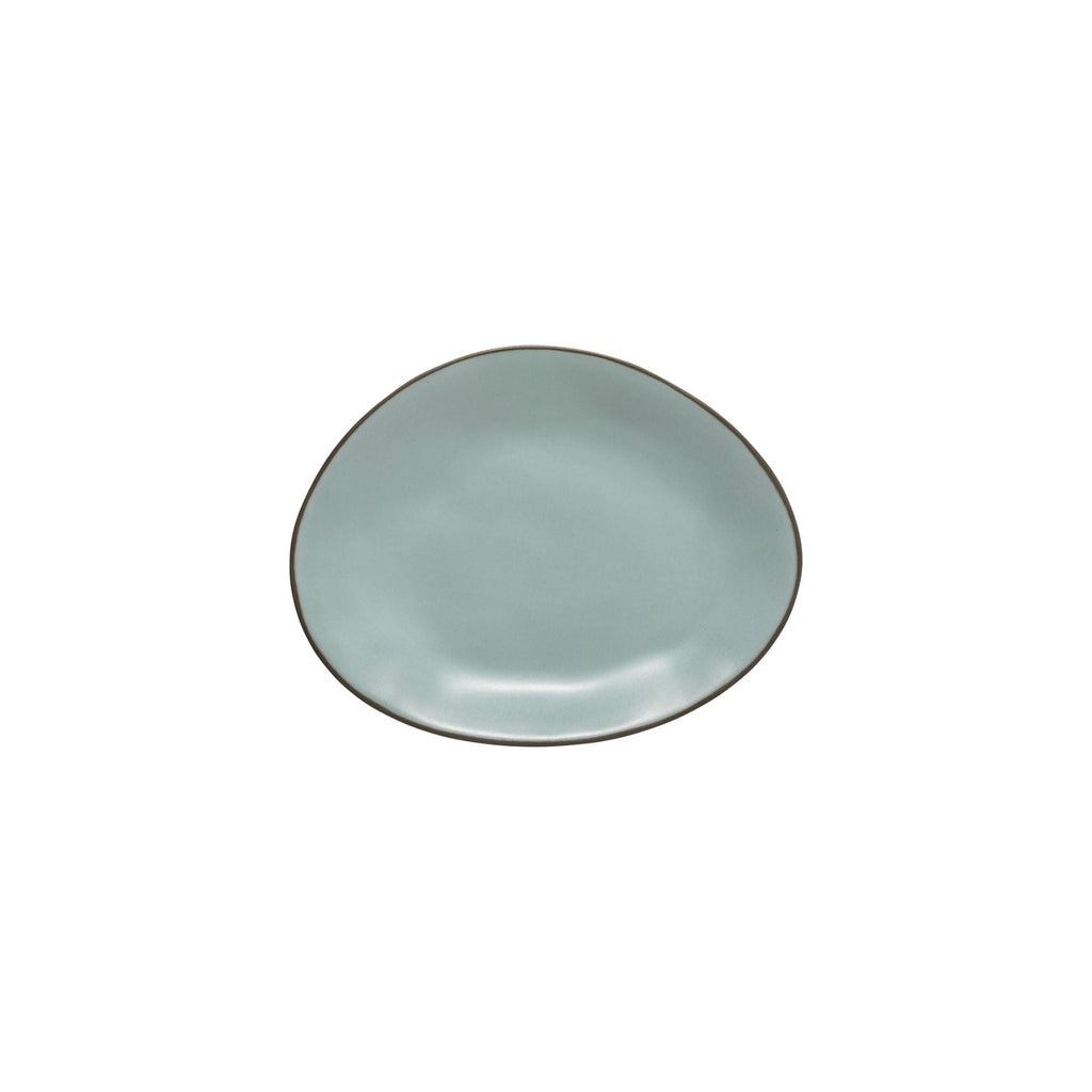Stacked Organic Sky Oval Plate 20