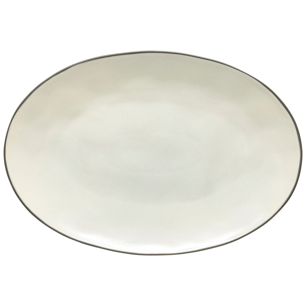 Stacked Organic Salt Oval Platter 45