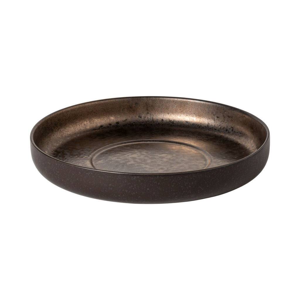 Resonance Brown Deep Round Plate 29