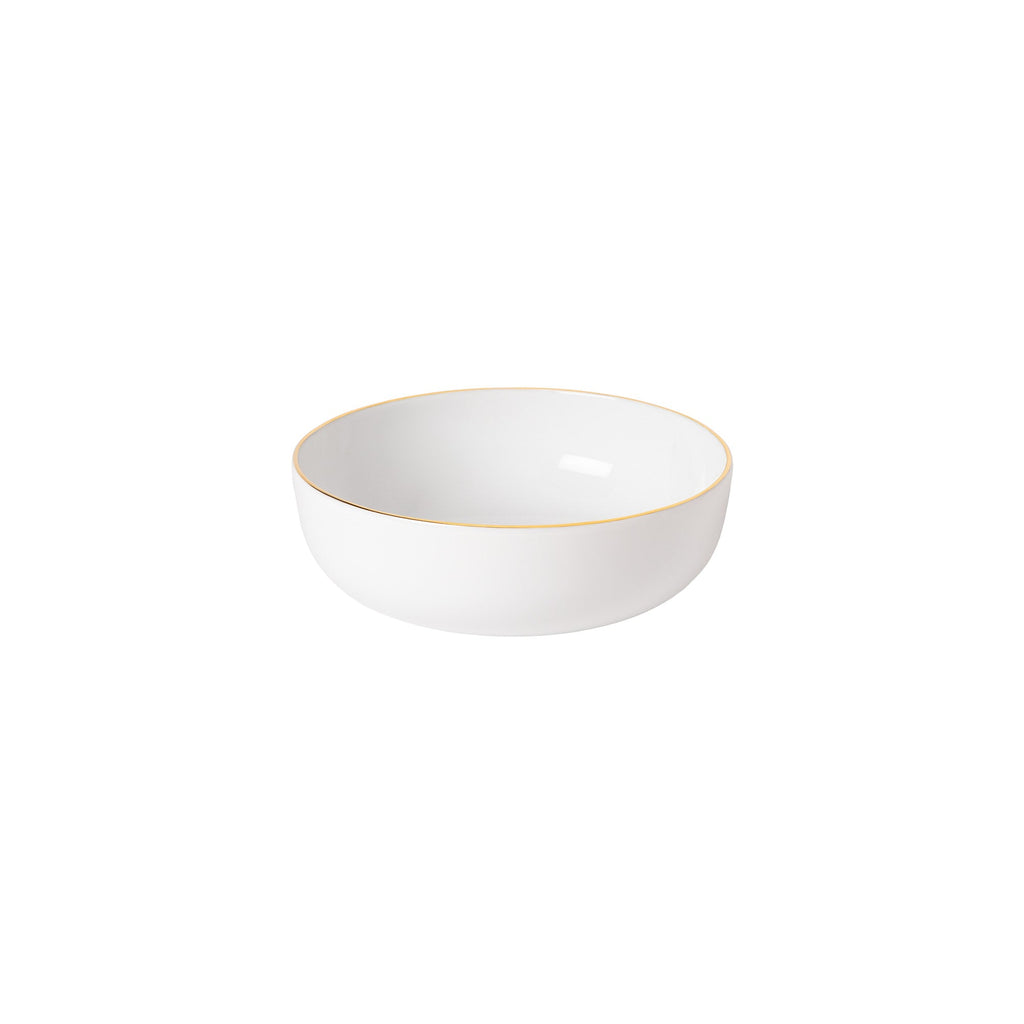 Resonance White/Gold Porcelain Soup/Cer Bowl Gld Rm