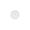 Resonance White/Gold Porcelain Coffee Saucer Gld Rm