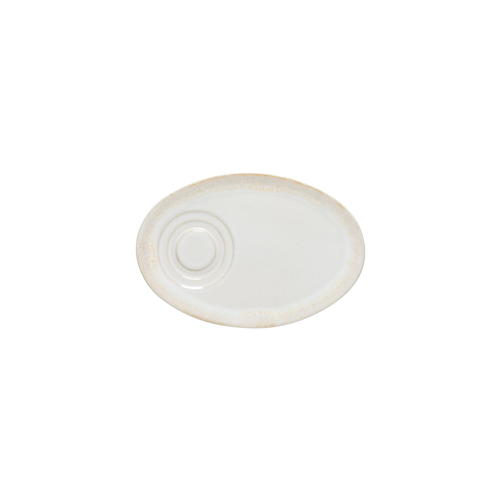 Grespresso Ecogres White Oval Saucer