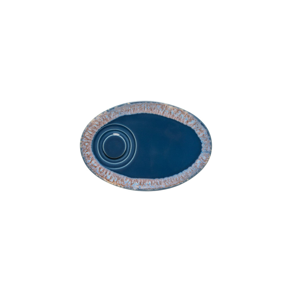 Grespresso Ecogres Blue Oval Saucer