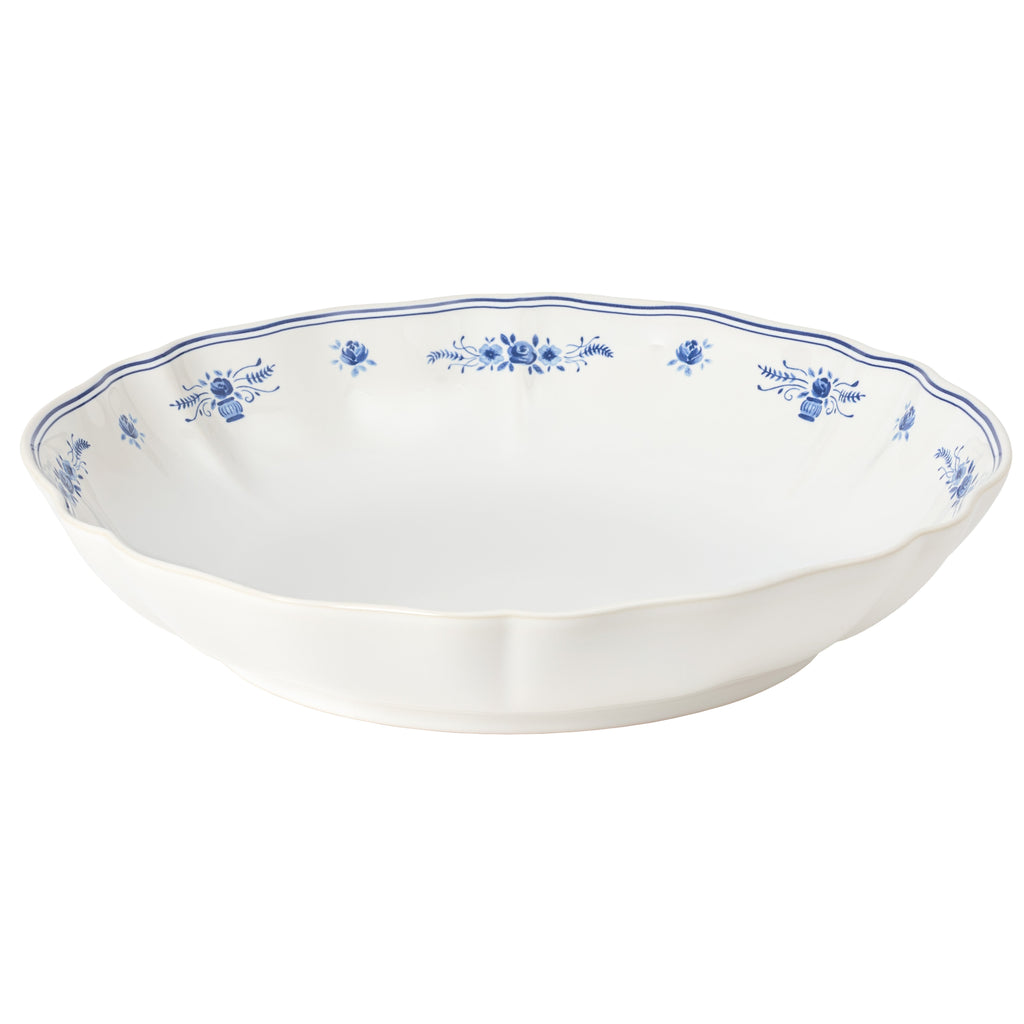 Vila White-Blue Pasta/Serving Bowl 34