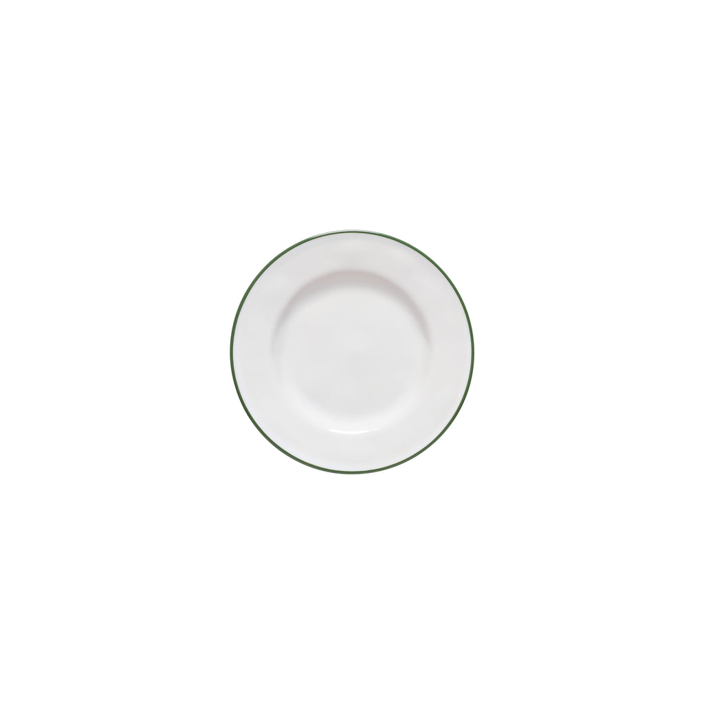 Beja White & Green Bread Plate 15 cm | 6"