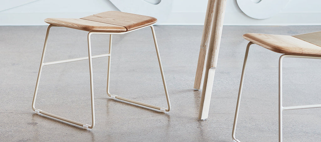 Gus* Modern Aero Stool in a room setting