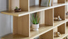 Gus* Modern Albion 6-6 Shelving Unit in a styled room setting
