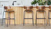 Gus* Modern Bantam Bar Stool in a styled room setting
