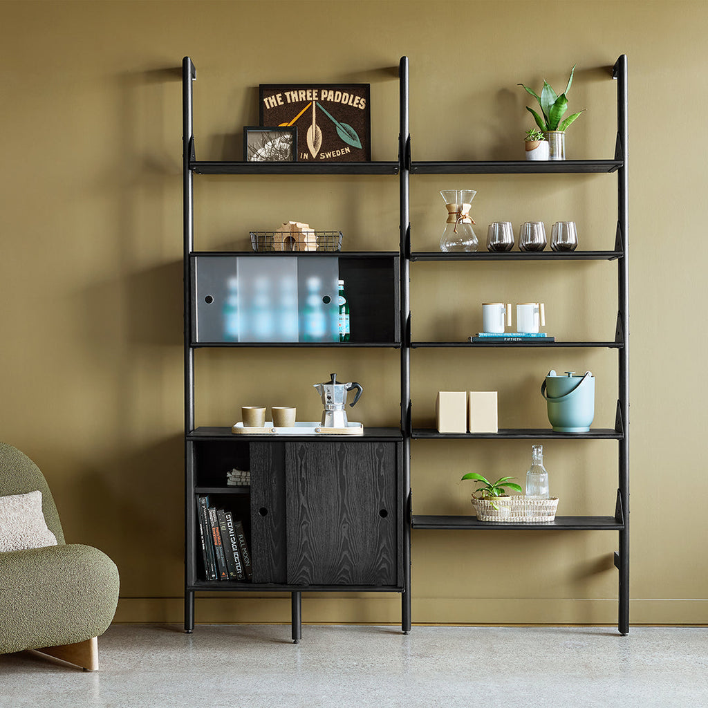 Gus* Modern Branch-2 Display Unit in a styled room setting