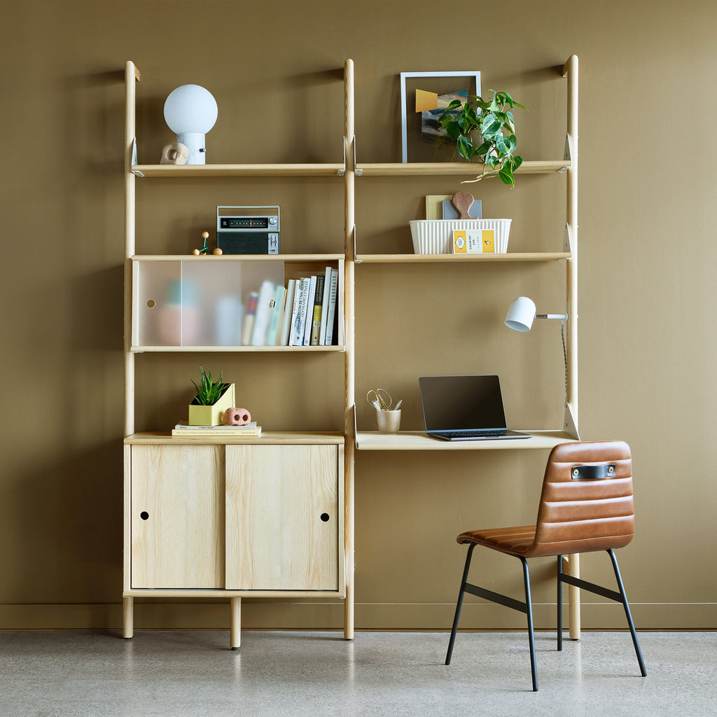Gus* Modern Branch Desk Unit Add-On in a styled room setting