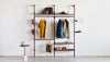 Gus* Modern Branch-2 Wardrobe Unit in a styled room setting