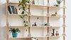 Gus* Modern Branch-3 Desk Shelving Unit in a styled room setting